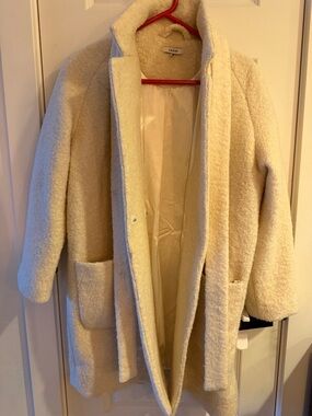 Ganni wool coat EUC